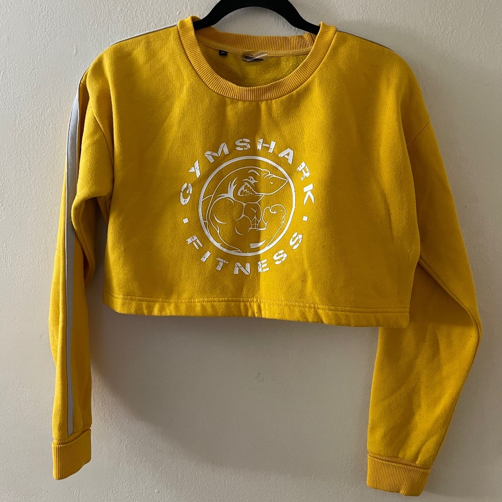 Gymshark legacy fitness crop sweater